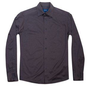 Eton Gray Jersey Knit Shirt